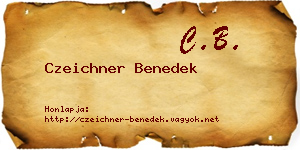 Czeichner Benedek névjegykártya